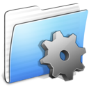 Aqua Stripped Folder Developer icon